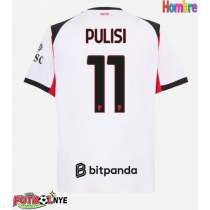 Camiseta AC Milan Christian Pulisic #11 Visitante Equipación 2025-26 manga corta